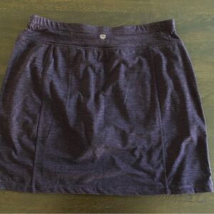 WOMENS S TANGERINE SOFT ACTIVE DRAWSTRING SKORT w/ ZIPPER POCKETS